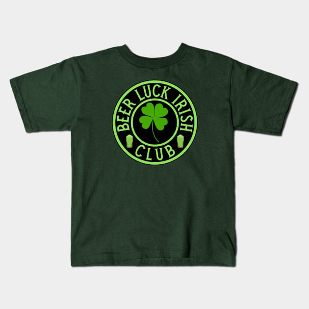 Good Luck Charm - Beer Luck Irish Club Kids T-Shirt by Eire